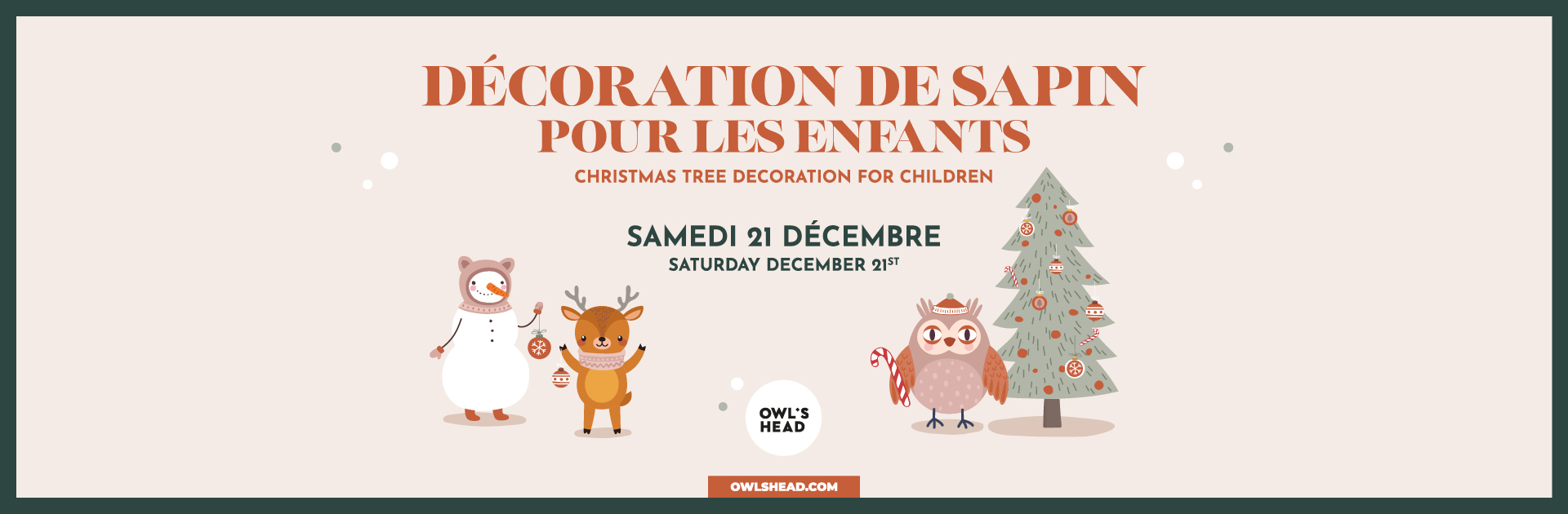 Christmas tree decoration for children